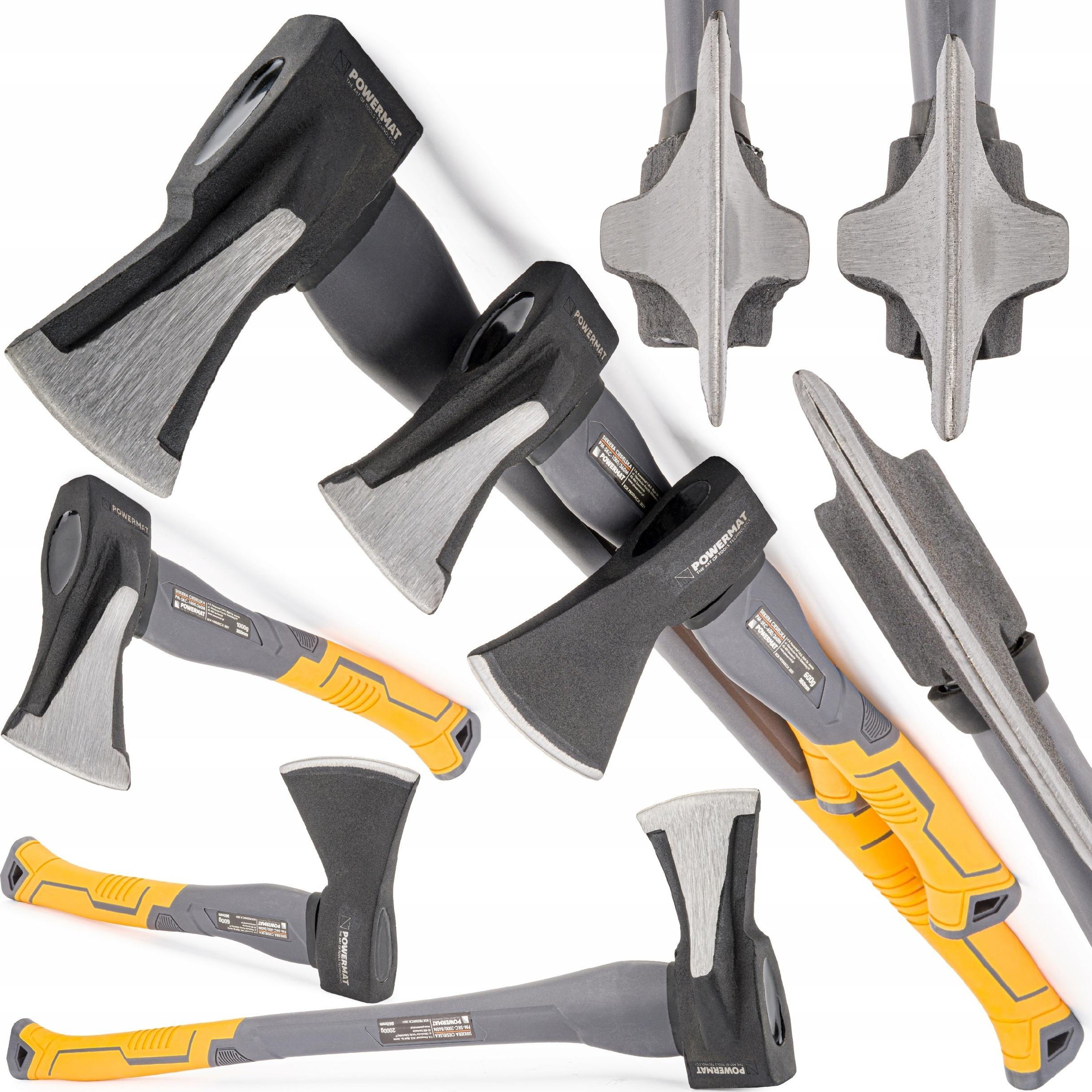 Powermat Zestaw Siekier Rozłupujących 3szt. (PM0972)