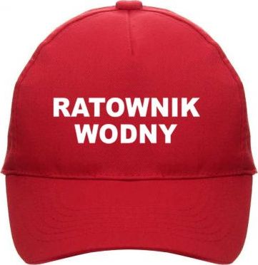 Promostars Czapka classic RATOWNIK WODNY czerwona