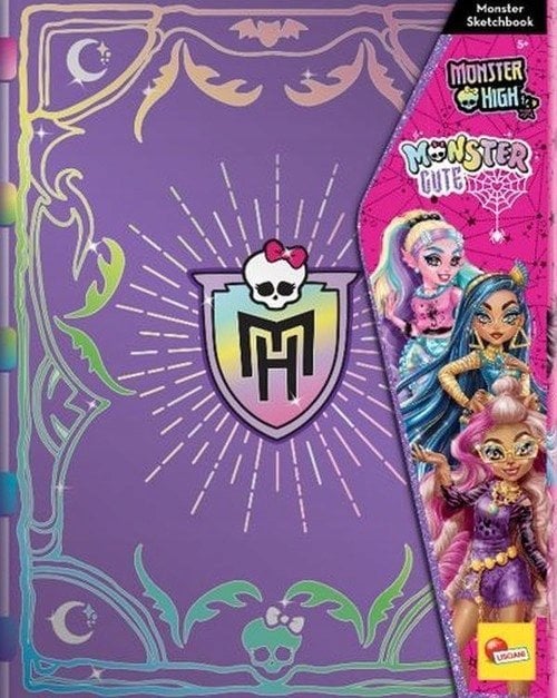 Lisciani Pamiętnik Sketchbook Monster High Cute