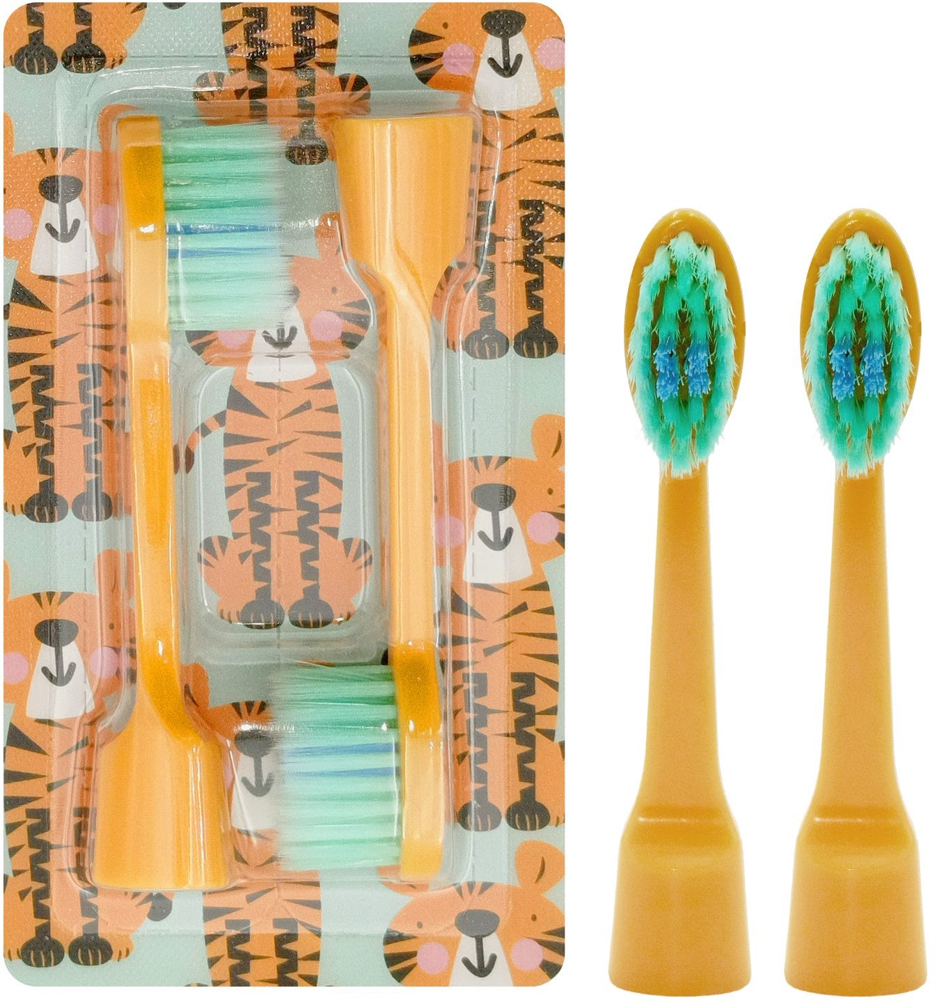 Końcówka do szczoteczki do zębów Baby Tiger 2 szt.