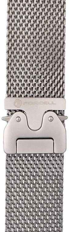 Pasek do Apple Watch Forcell F-Design FA11 zatrzask stal 38 / 40 / 41 mm srebrny