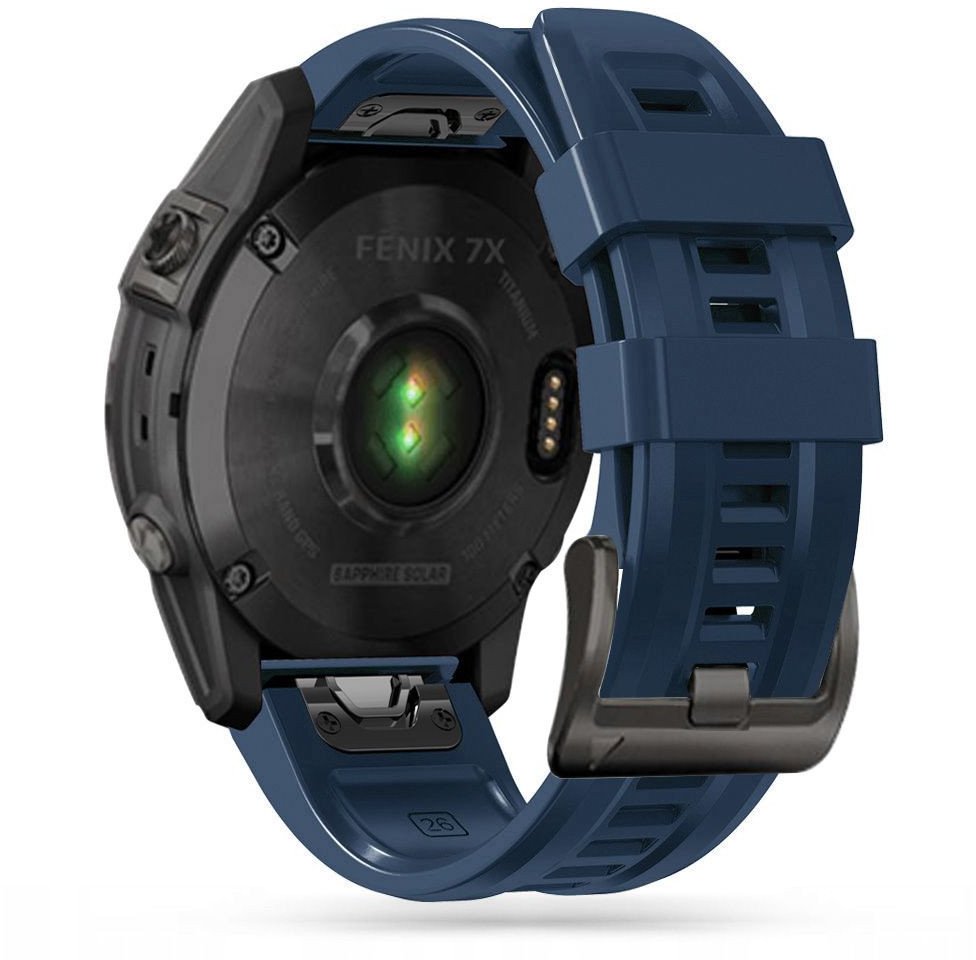 Pasek na Garmin Fenix 3 / 5X / 3HR / 5X Plus / 6X / 6X Pro / 7X IconBand - granatowy Pasek na Garmin Fenix 3 / 5X / 3HR / 5X Plus / 6X / 6X Pro / 7X I