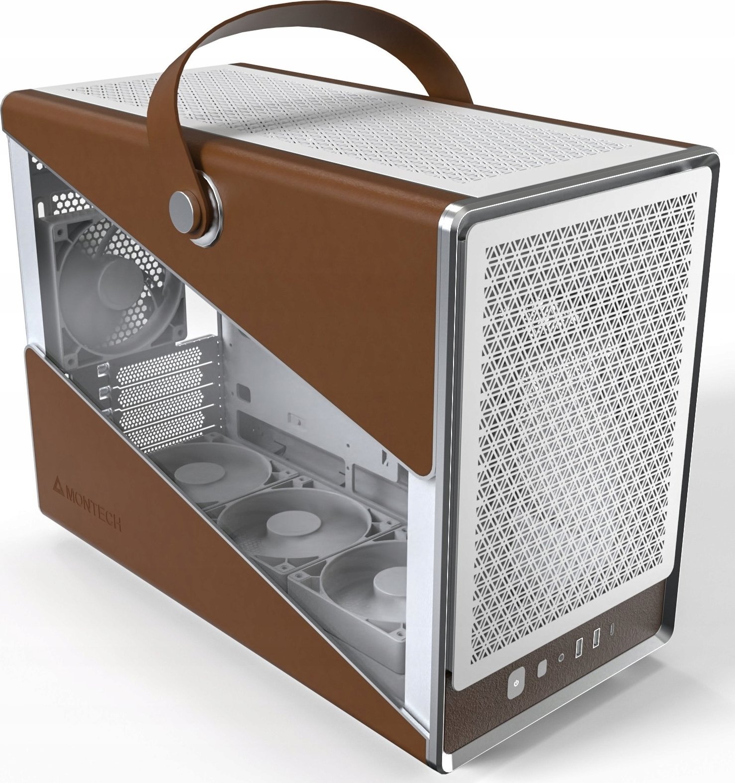 Obudowa Montech Heritage Pro Midi-Tower - biały