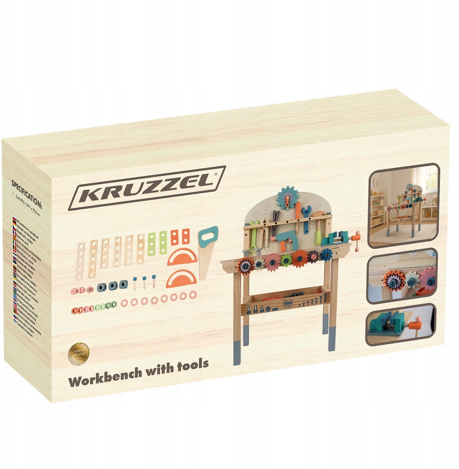 Stół warsztatowy z narzędziami Kruzzel 26546