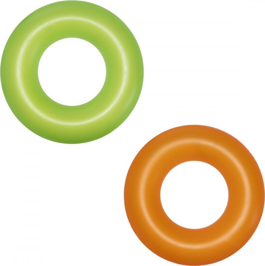Bestway BESTWAY Kółko do pływania Neon 76cm Zieleń/Pomarańcz