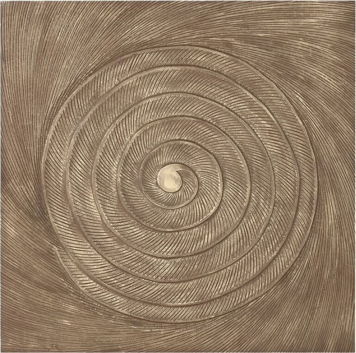 Home ESPRIT Dekoracja ścienna Home ESPRIT Złoty Nowoczesny 120 x 3,5 x 120 cm