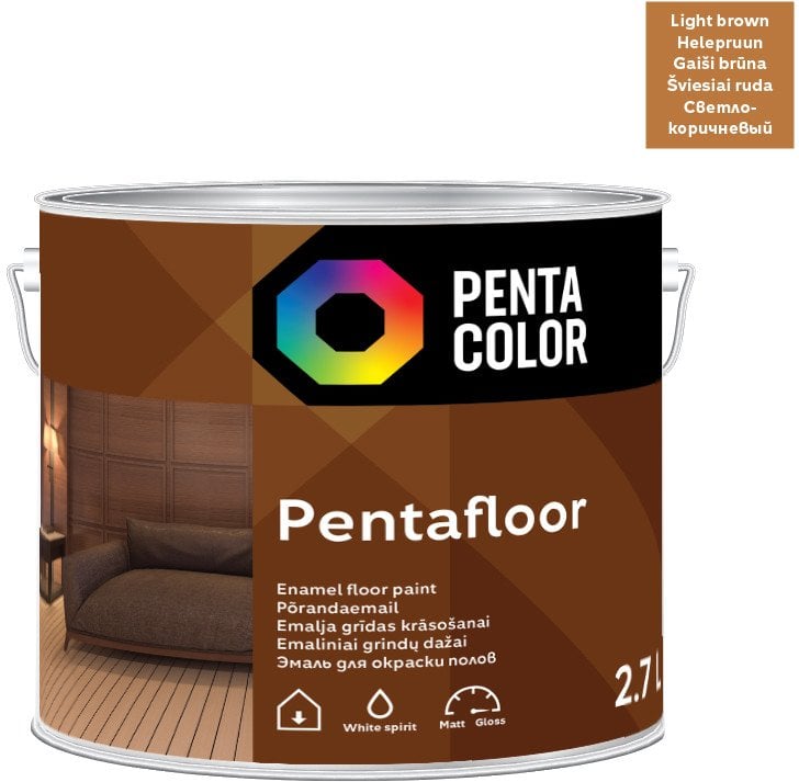 FLOOR PAINT PENTAFLOOR LIGHT BROWN 2,