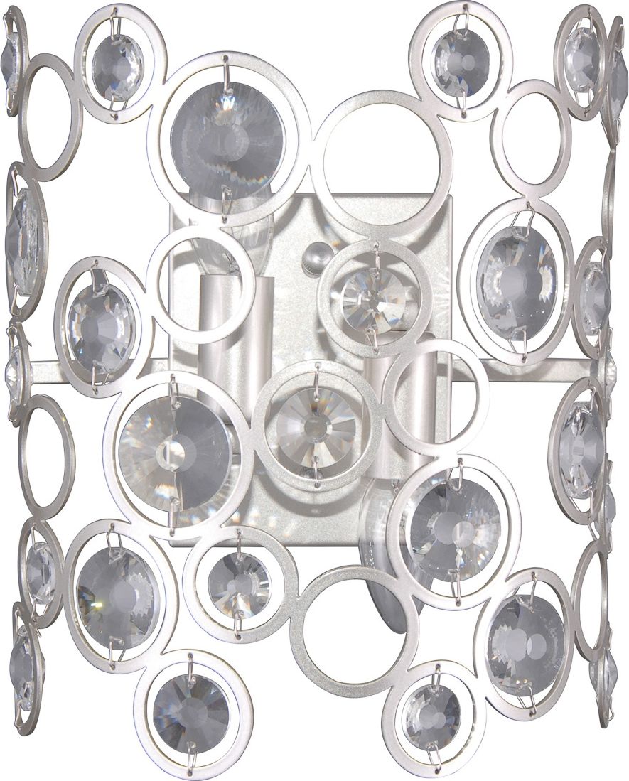 Kinkiet Italux Lampa ścienna szara Italux Nardo WL-33064-2-CH.S