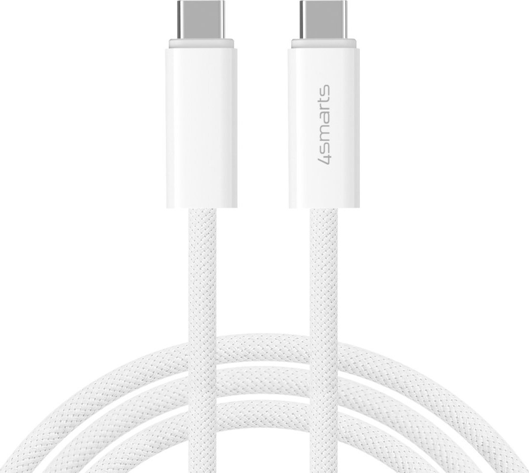 Kabel USB 4smarts USB-C - USB-C 1.5 m Biały (540959)