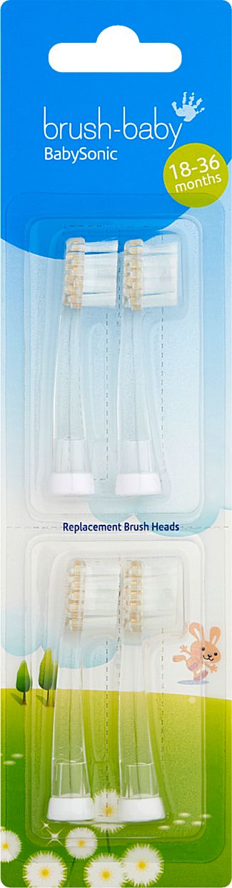 Końcówka Brush-baby do szczoteczki sonicznej BabySonic 4szt.