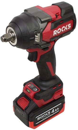 ROOKS 20V AQ-ONE KLUCZ UDAROWY 1/2" 750 NM, KPL Z AKUMULATOREM 4AH, BMC
