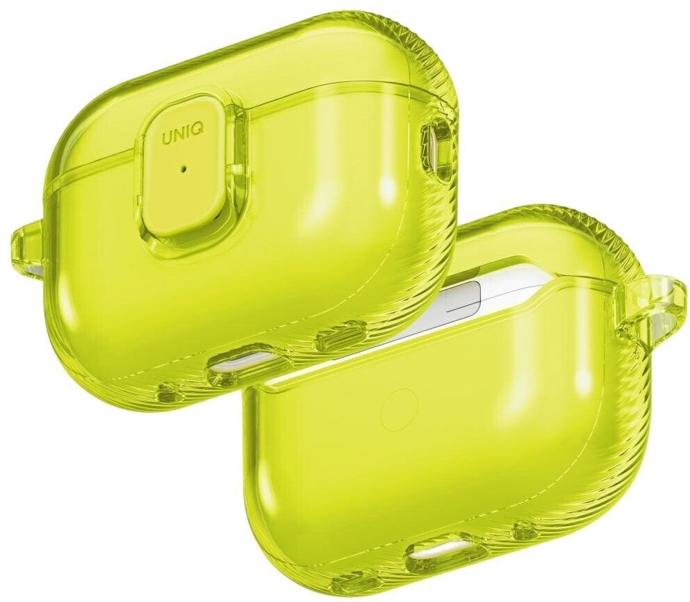 Uniq Etui Glase Pro do Apple AirPods Pro 3 Lock Case żółty