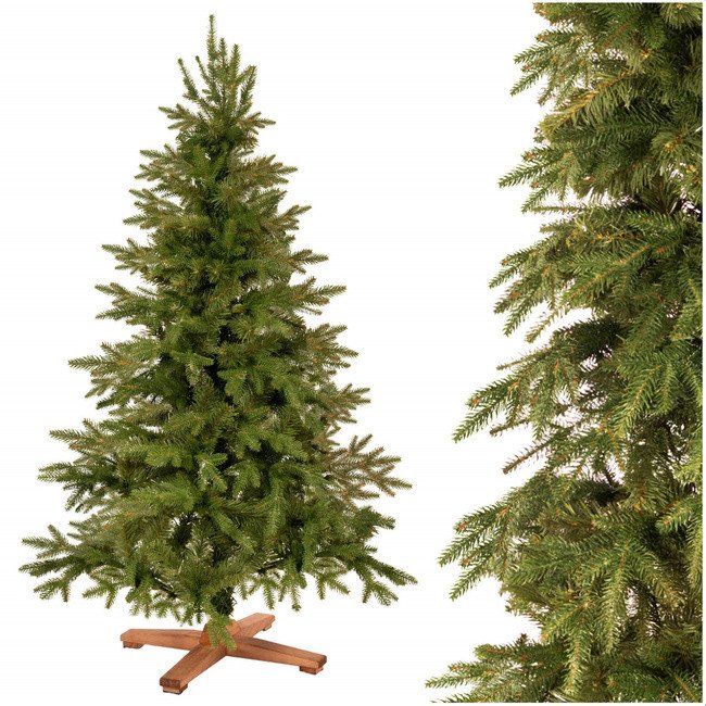 Choinka sztuczna 150 cm świerk himalajski jak żywy PE premium drzewko świąteczne UNIWERSALNY