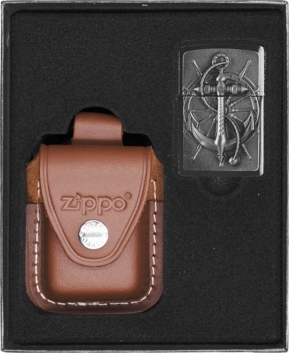 Zestaw ZIPPO Zapalniczka NAUTIC EMBLEM Prezentowy No2
