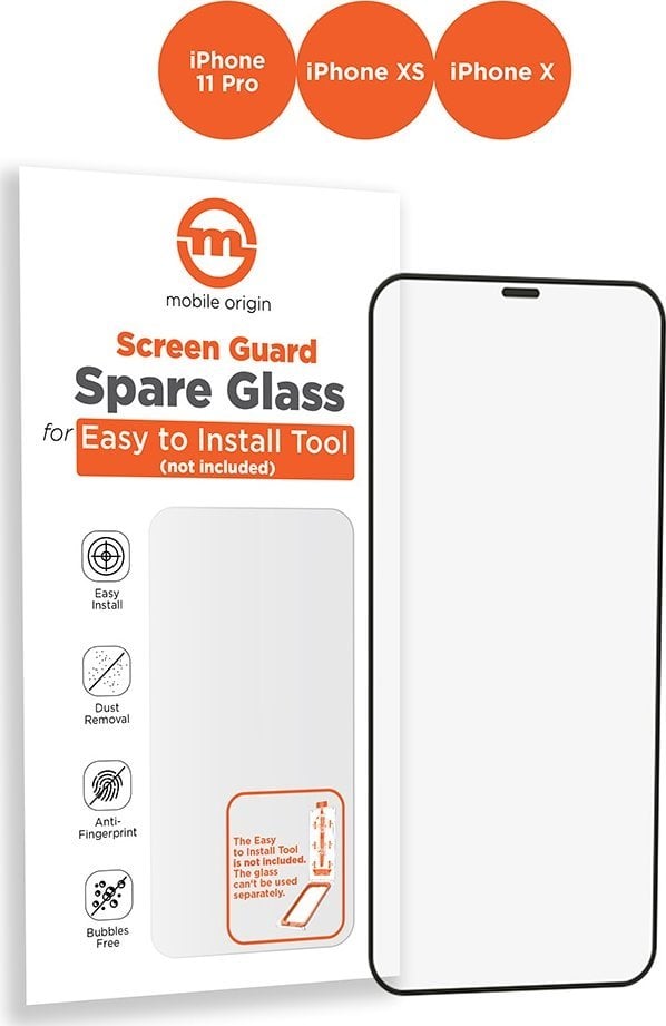 Mobile Origin Orange Screen Guard Spare Glass iPhone 11 Pro/XS/X