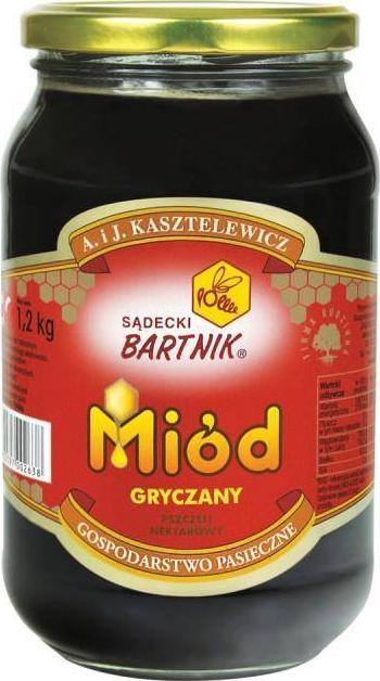 Bartnik Sądecki BARTNIK Miód gryczany 1,2kg.