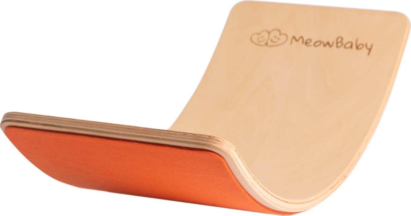 MeowBaby MeowBaby Deska do Balansowania z Filcem 80x30cm d