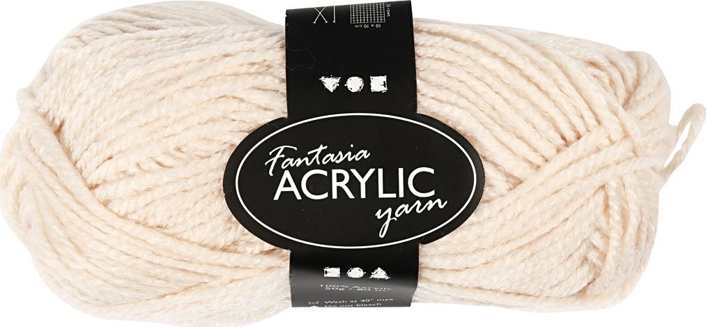 Creativ Company Włóczka akryl Fantasia Cielista 50 g