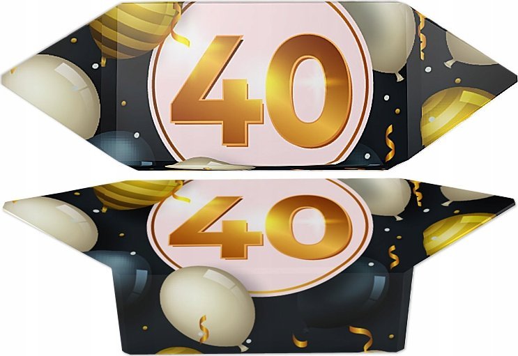 B&B Słodycze z Pomysłem Krówki na 40 urodziny prezent dla gości 1 kg WZ1