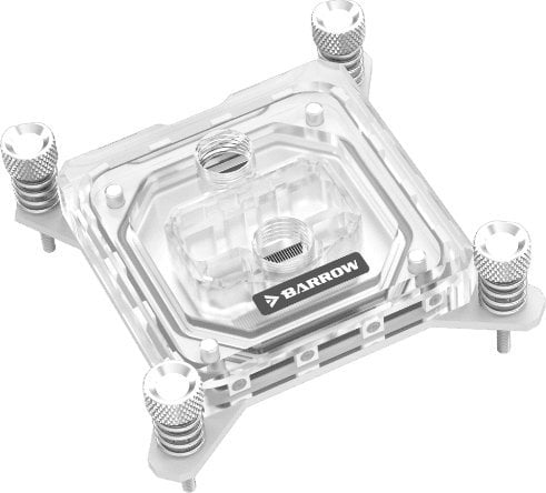 Barrow Barrow Intel CPU Wasserblock RGB, Acryl - weiß