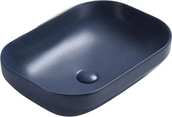 Umywalka Comad Umywalka nablatowa, łazienkowa, Neli, 50x35x15 cm, granatowy