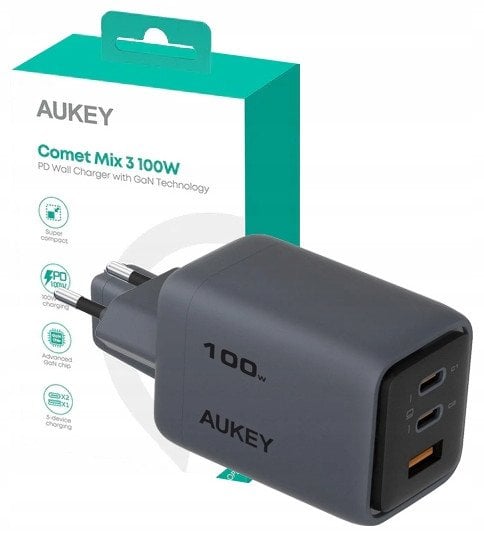 Ładowarka Aukey PA-C5 1x USB-A 2x USB-C (PA-C5)