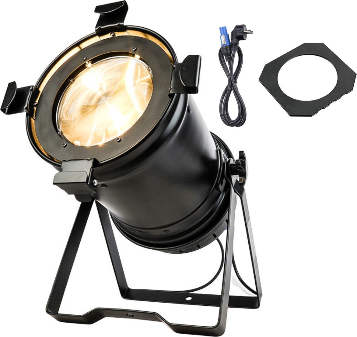 LIGHT4ME LIGHT4ME PAR 64 200W LED ZOOM AUTO reflektor sceniczny oświetlenie teatralne ciepła biel