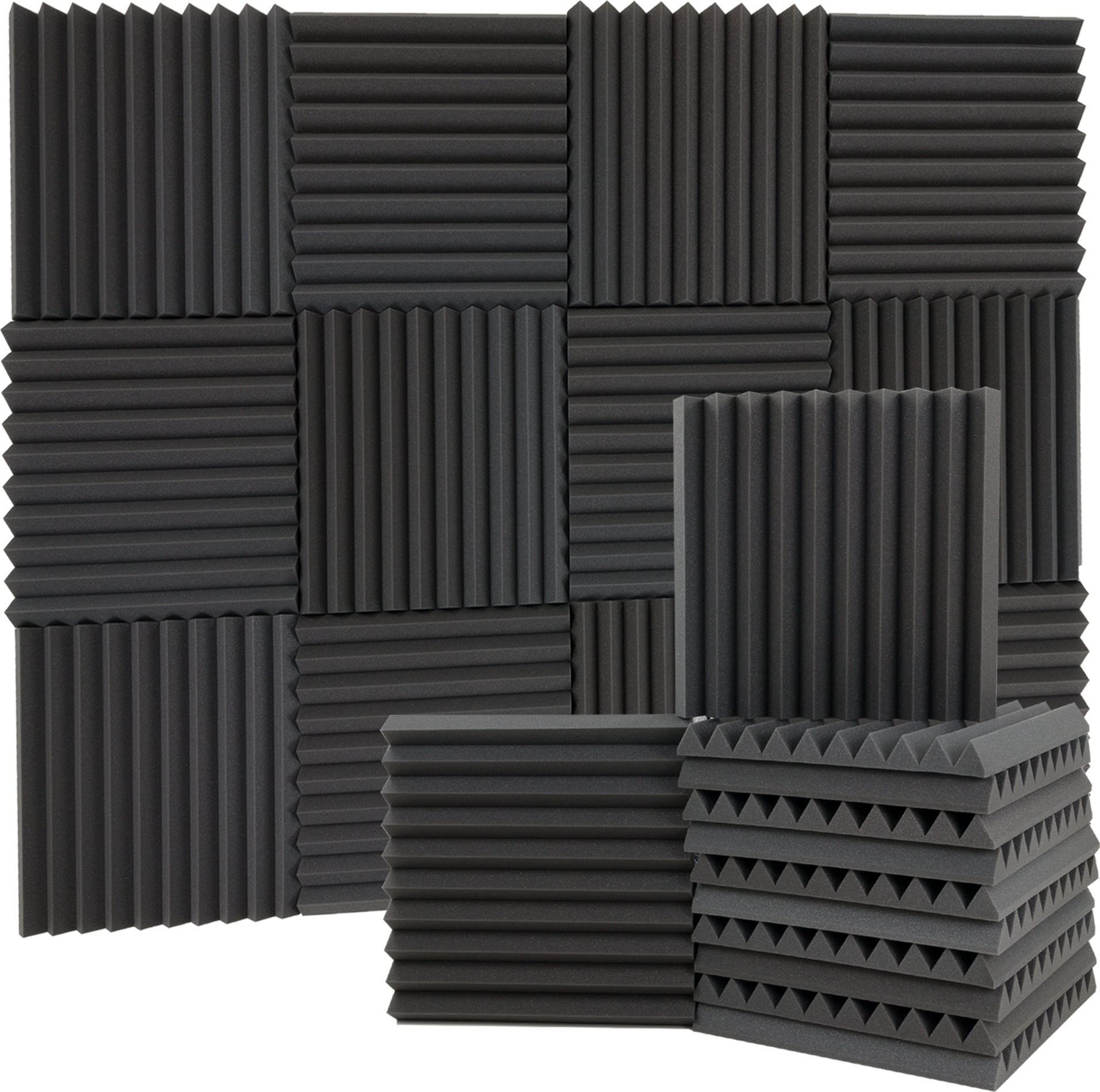 Pianka na ścianę akustyczna dekoracyjna 3m2 kwadrat mata gąbka miękka 5cm