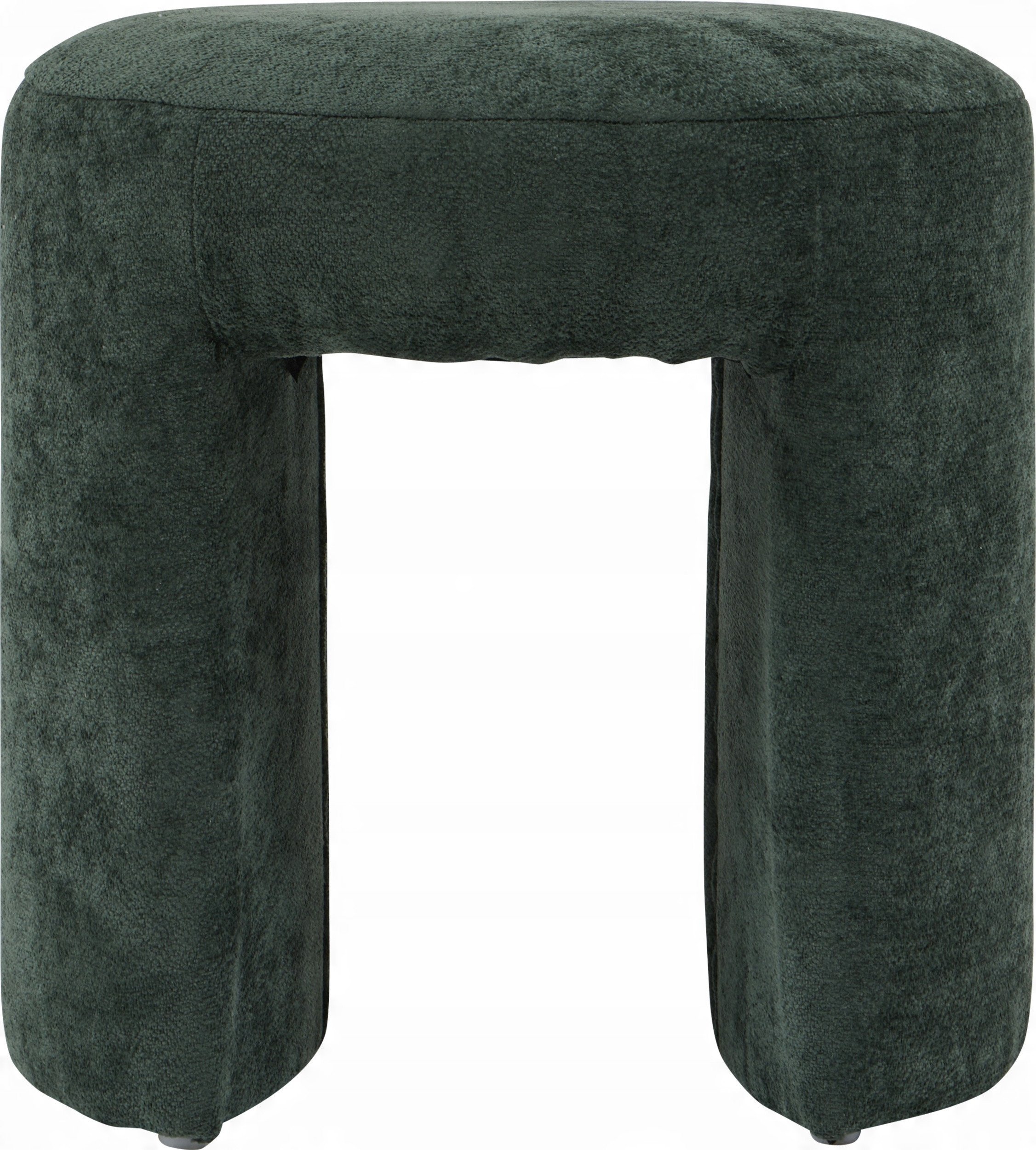 Pufa tapicerowana łuk JIN, Ø 38 cm