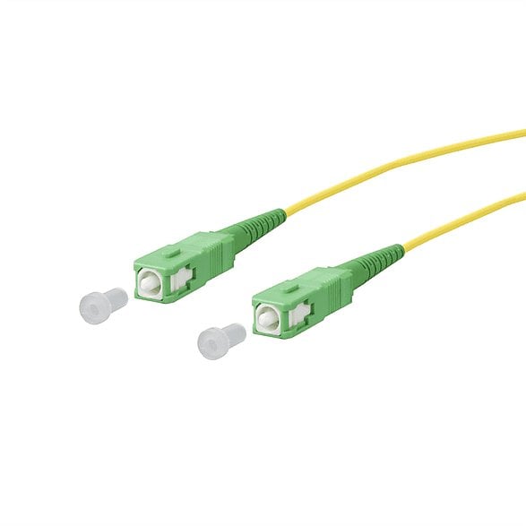 Kabel krosowy METZ CONNECT OpDAT, SC-S APC/SC-S APC OS2, 10 m