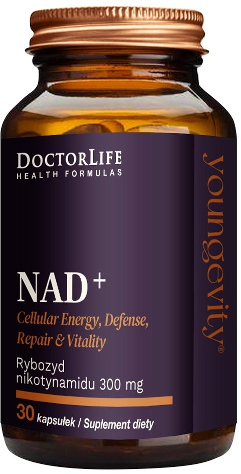Alkotest DOCTOR LIFE_NAD+ Rybozyd Nikotynamidu suplement diety 30 kapsułek