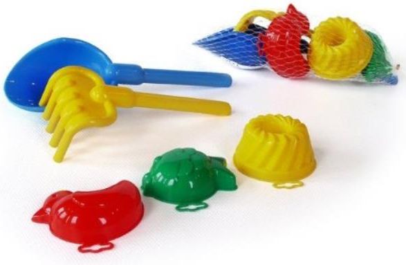 Marioinex Łopatka +grabki+foremki mini 109 - MARIO 109