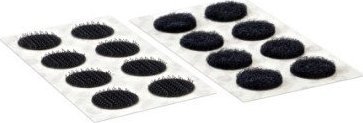 Velcro Dots rzep samoprzylepny 16 mm x 16 zestawów czarny