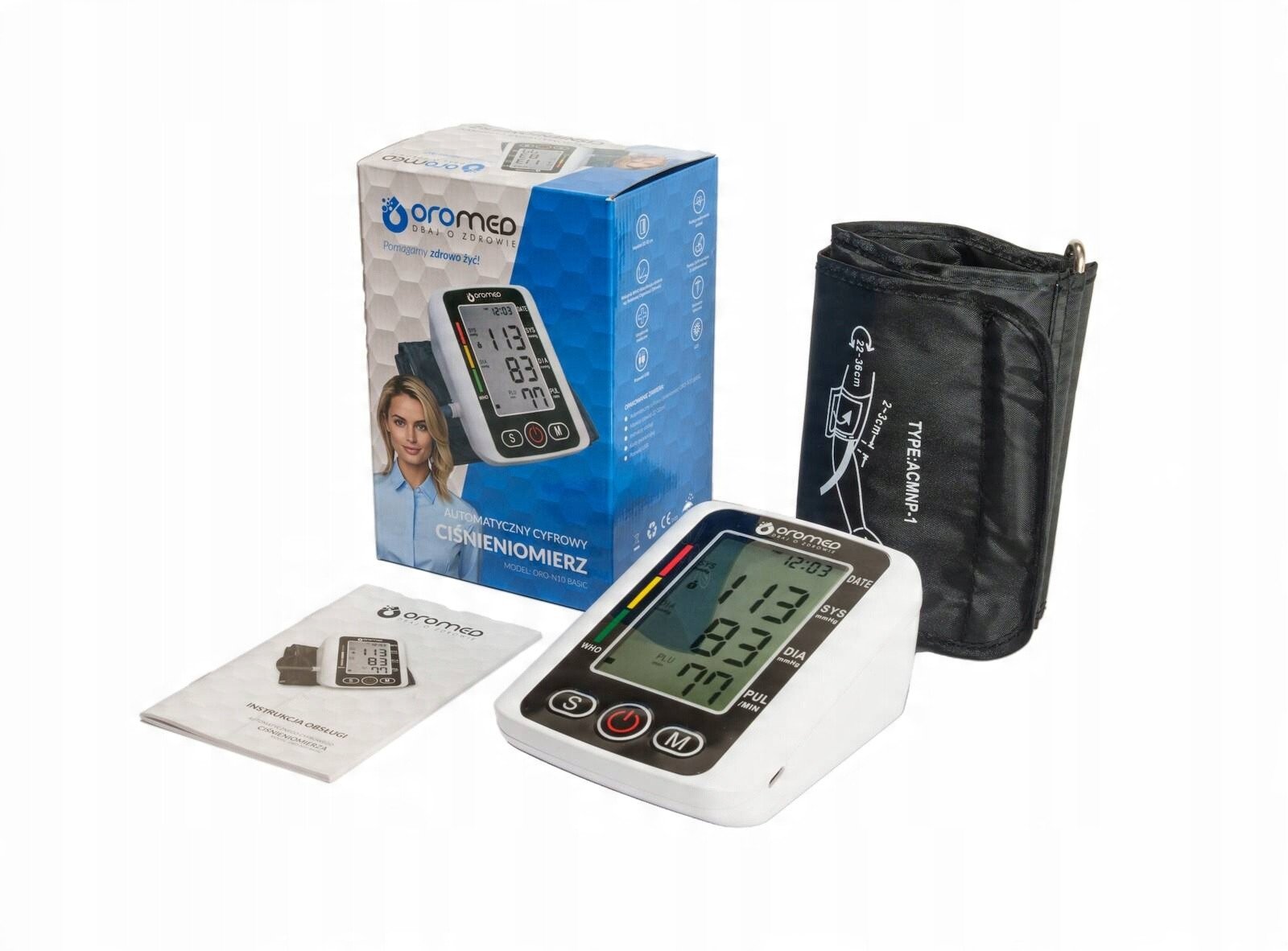 Ciśnieniomierz elektroniczny naramienny Oromed ORO-N10 BASIC one size