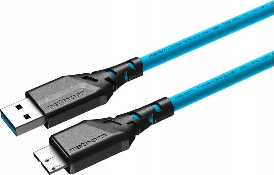 Kabel USB Ednet USB-A - micro-B 5 m Niebieski (MTC-520)