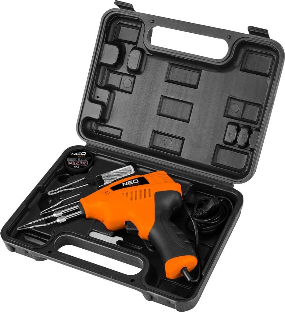 Neo Lutownica transformatorowa 200 W, w walizce 19-152