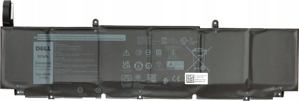 Dell BTRY,PRI,97WHR,6C,LITH,SMP