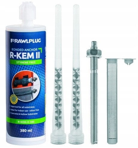 Rawlplug R-KEM II Żywica poliester bez styrenu 175 ml - 10sz - R-KEM-II-175