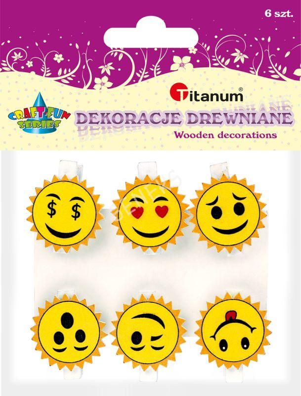 Titanum Spinacz drewniany Emotionki A6