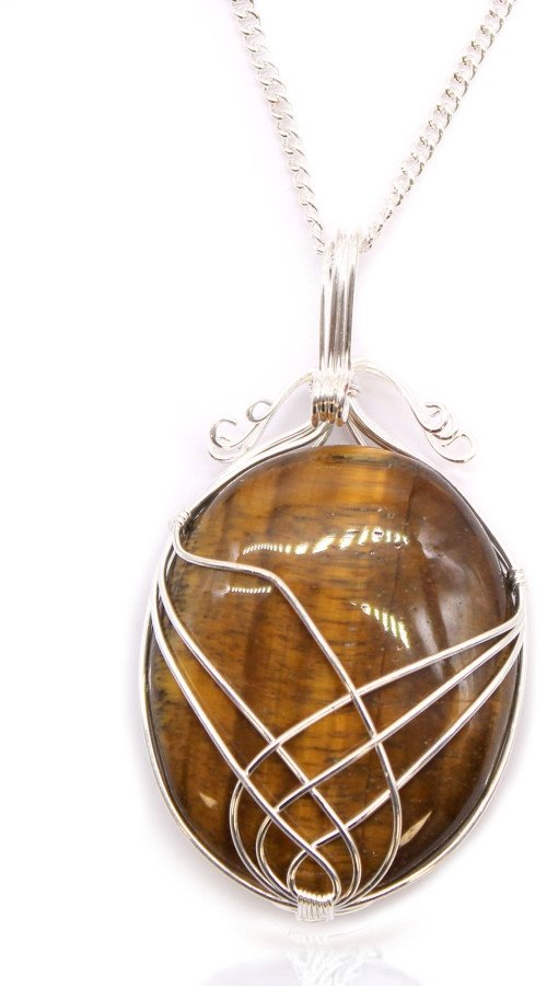 Indyjski Naszyjnik - Tygrysie Oko