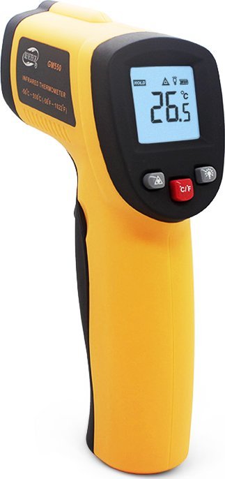 PIROMETR LASEROWY BEZDOTYKOWY -50+550C EMISYJNOŚĆ