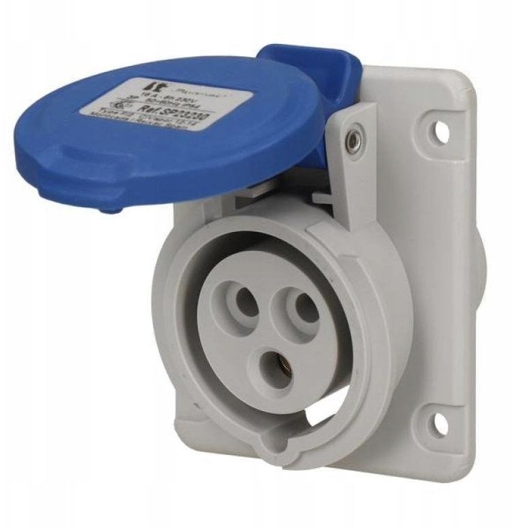 Gniazdo tablicowe skośne 16A 3P 230V IP54 SP23230