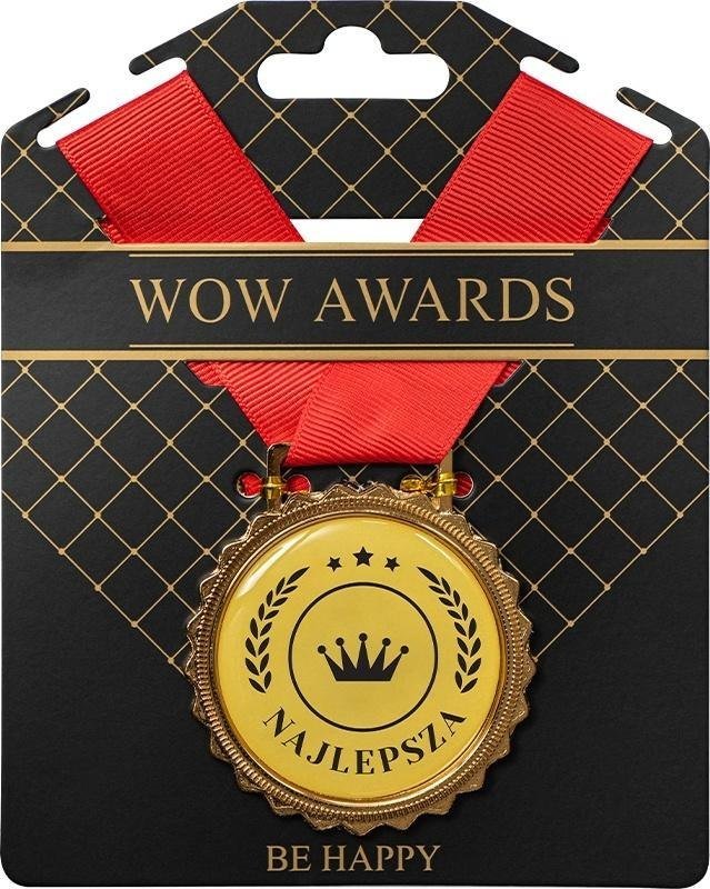 Medal prezentowy z napisem Najlepsza