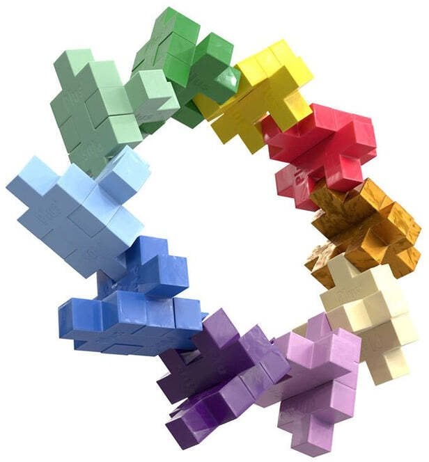 Plus Plus konstruktor kolory, duże elementy, 60 det.