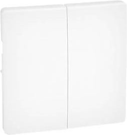 Kontakt-Simon 82 Klawisz podwójny łącznika świecznikowego, biały (82026-30)