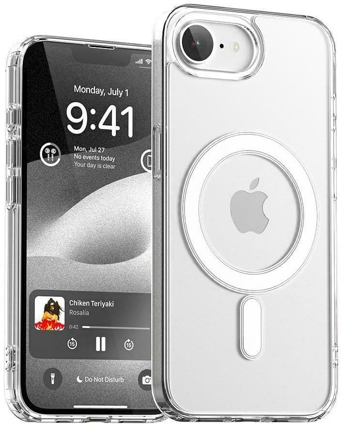 Etui Mercury Jelhard MagSafe do iPhone 16e przezroczysty