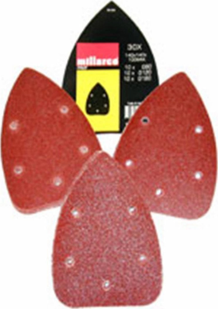 Work it by millarco® slibepapir til slibemus 140 × 140 × 140 mm 30 stk.