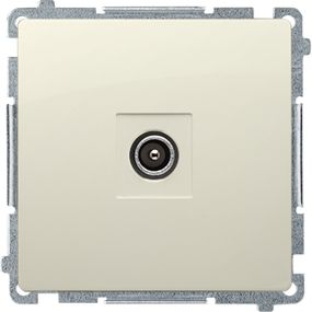 Kontakt-Simon Gniazdo antenowe Simon Basic RTV końcowe beżowy (BMAK3.01/12)