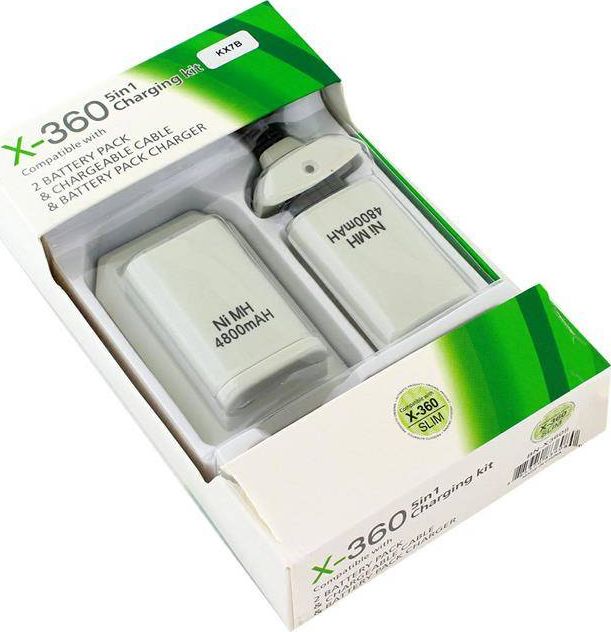 Aptel stacja ładująca KX7B do akumulatorów od padów Xbox 360