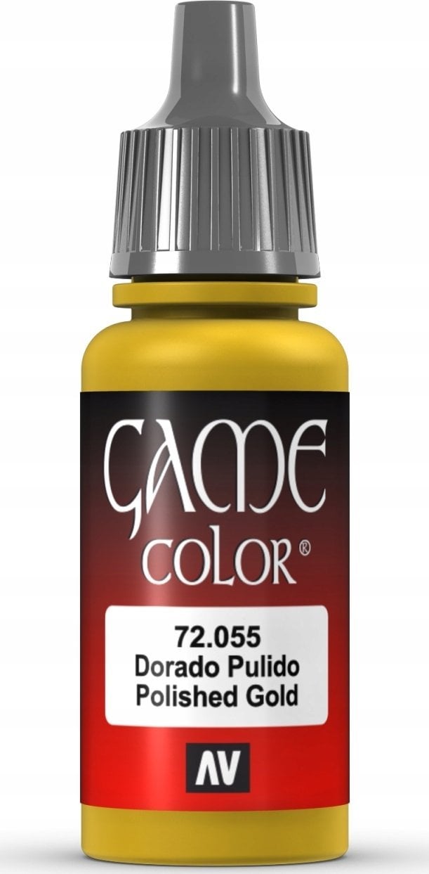 Vallejo Vallejo: 72.055 - Game Color - Metallic - Polished Gold (18 ml)